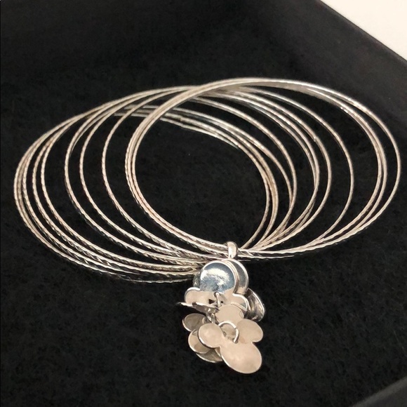 SILVER DISNEY MICKEY MOUSE BANGLES - Picture 2 of 8